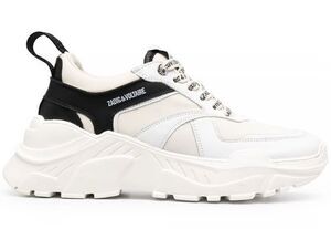 ZADIG&VOLTAIRE  Future Contrast Strap Sneakers, Sz 40 Us 9/9.5 $400
